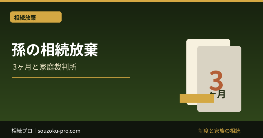 相続放棄 孫