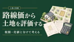 路線価から相続税を計算する手順｜土地評価・補正・税額の違い