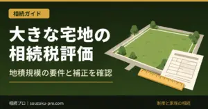 広大地の相続税評価｜地積規模の大きな宅地の条件と計算