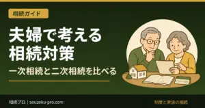 相続対策を夫婦でやるべき理由。一次相続で安心した人に待つ二次相続の現実