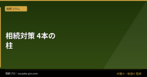 相続対策まとめ。4本の柱で変わる、家族への段取り