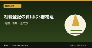 相続登記の費用は3層構造。全体像を把握すれば動ける
