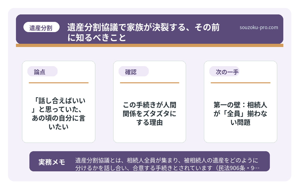 この手続きが人間関係をズタズタにする理由