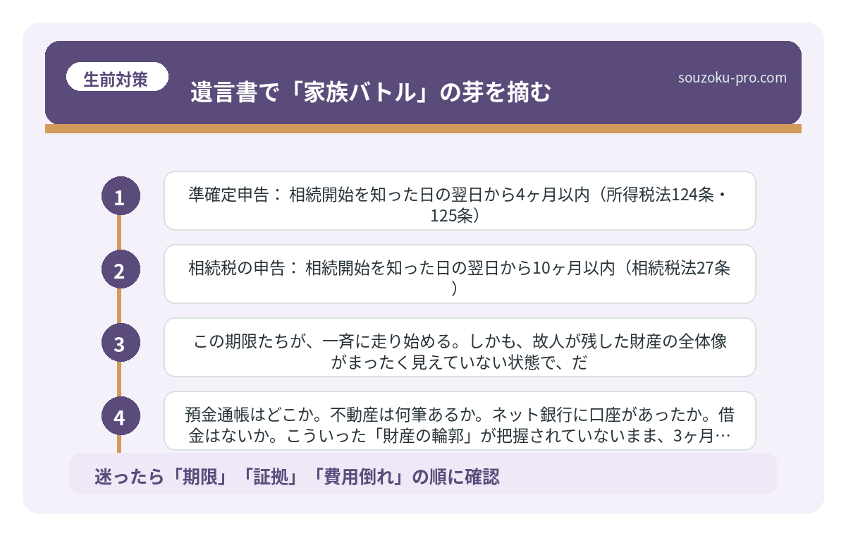 遺言書で「家族バトル」の芽を摘む