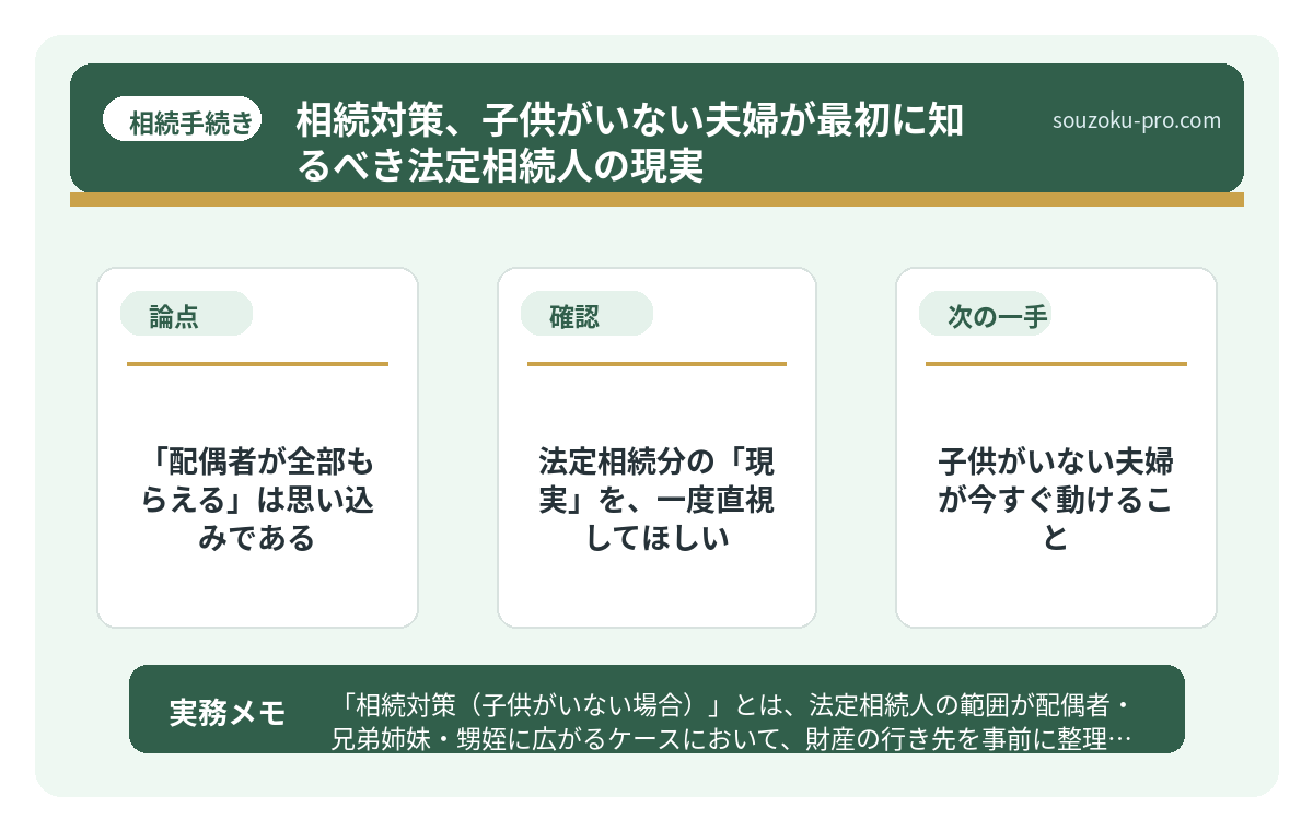 法定相続分の「現実」を、一度直視してほしい