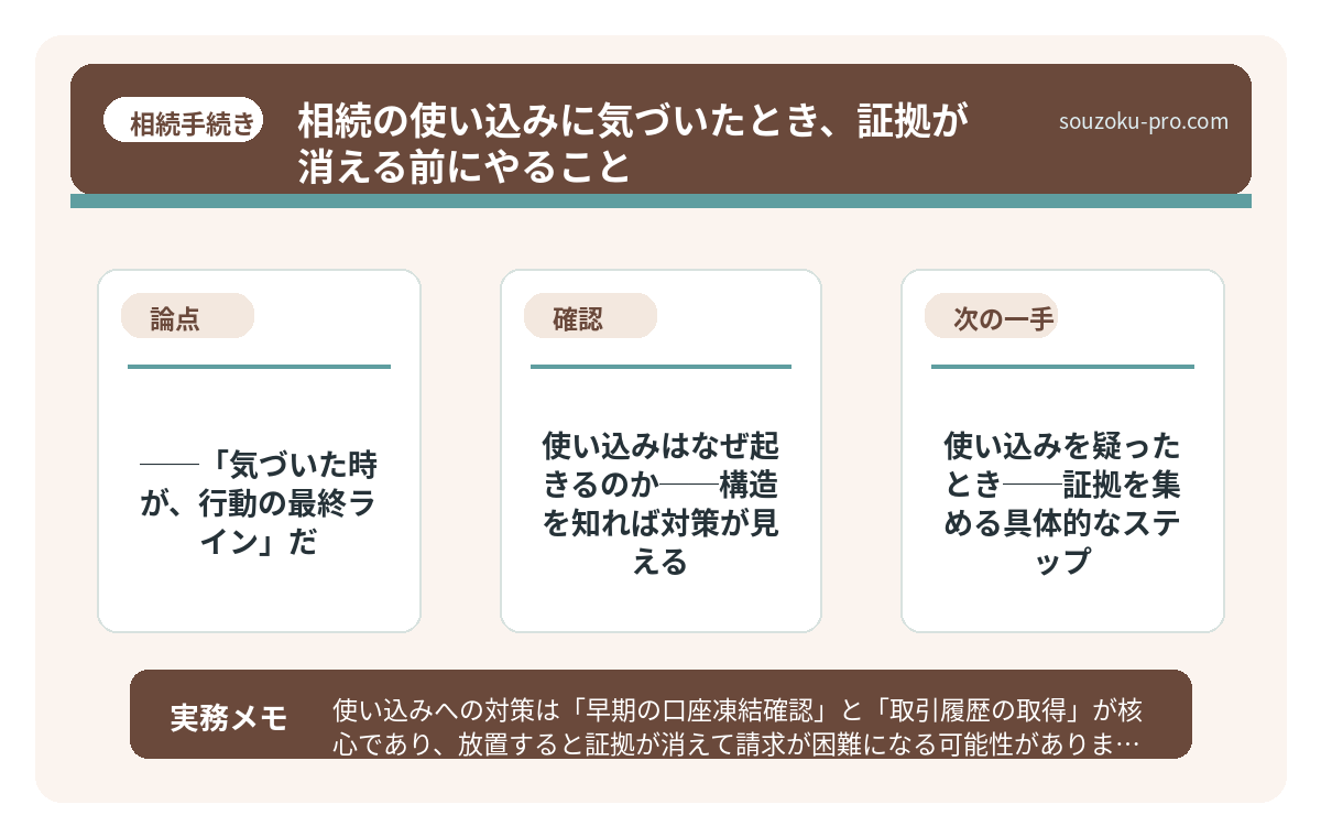 使い込みはなぜ起きるのか──構造を知れば対策が見える