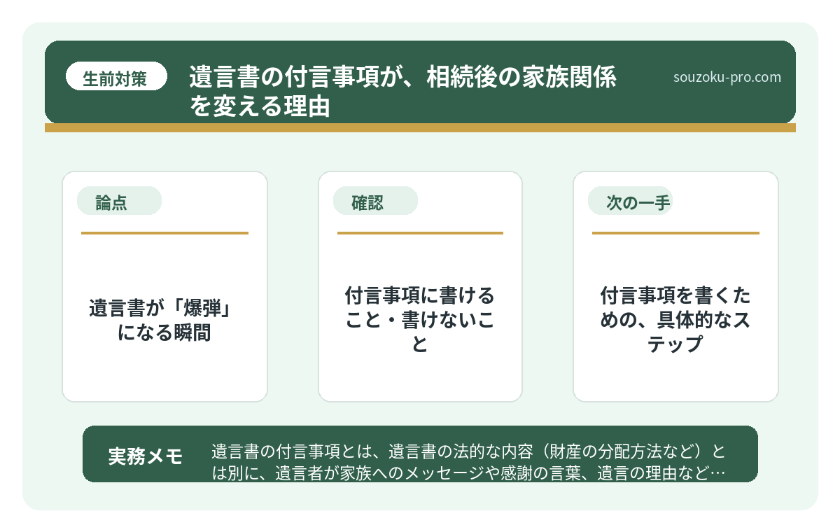 遺言書が「爆弾」になる瞬間