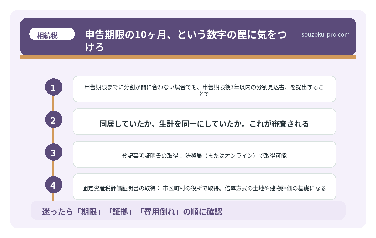 申告期限の10ヶ月、という数字の罠に気をつけろ
