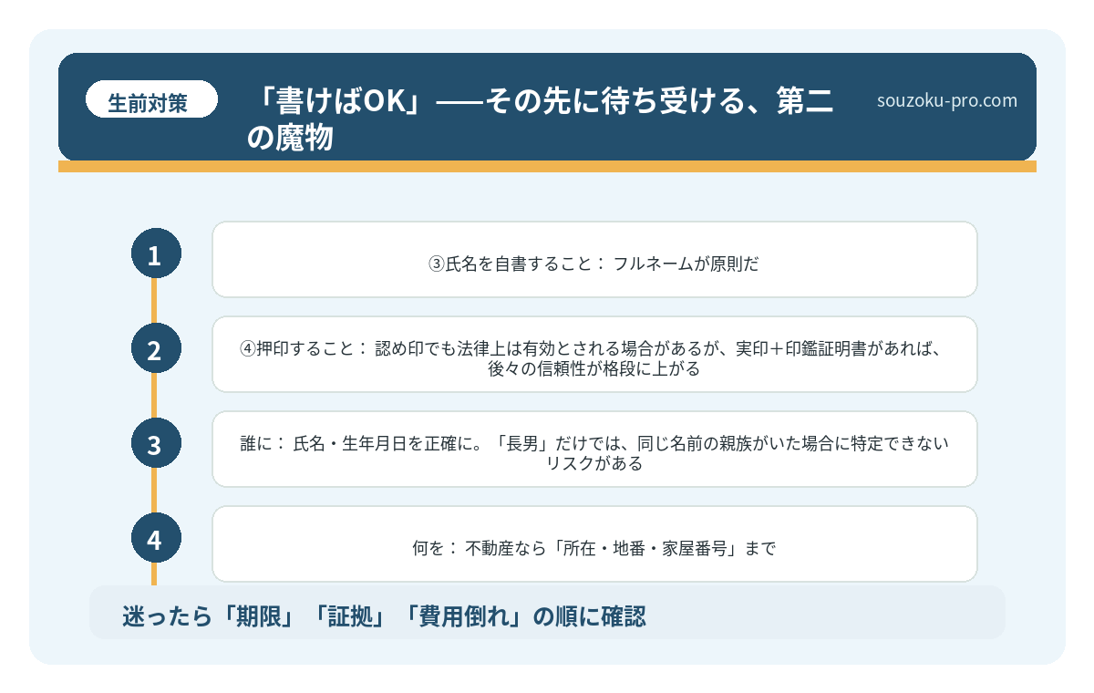 「書けばOK」——その先に待ち受ける、第二の魔物。
