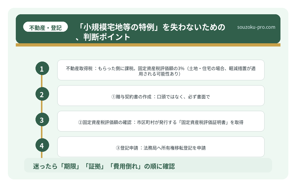 「小規模宅地等の特例」を失わないための、判断ポイント