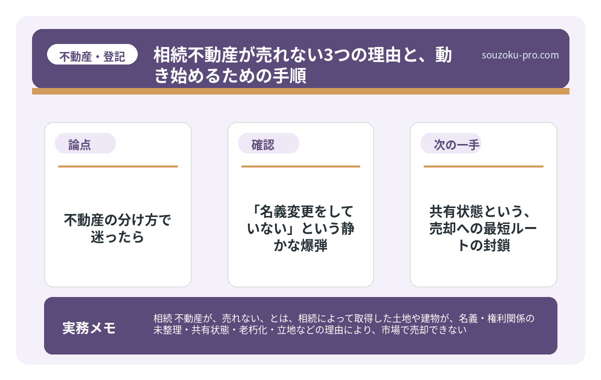 「名義変更をしていない」という静かな爆弾