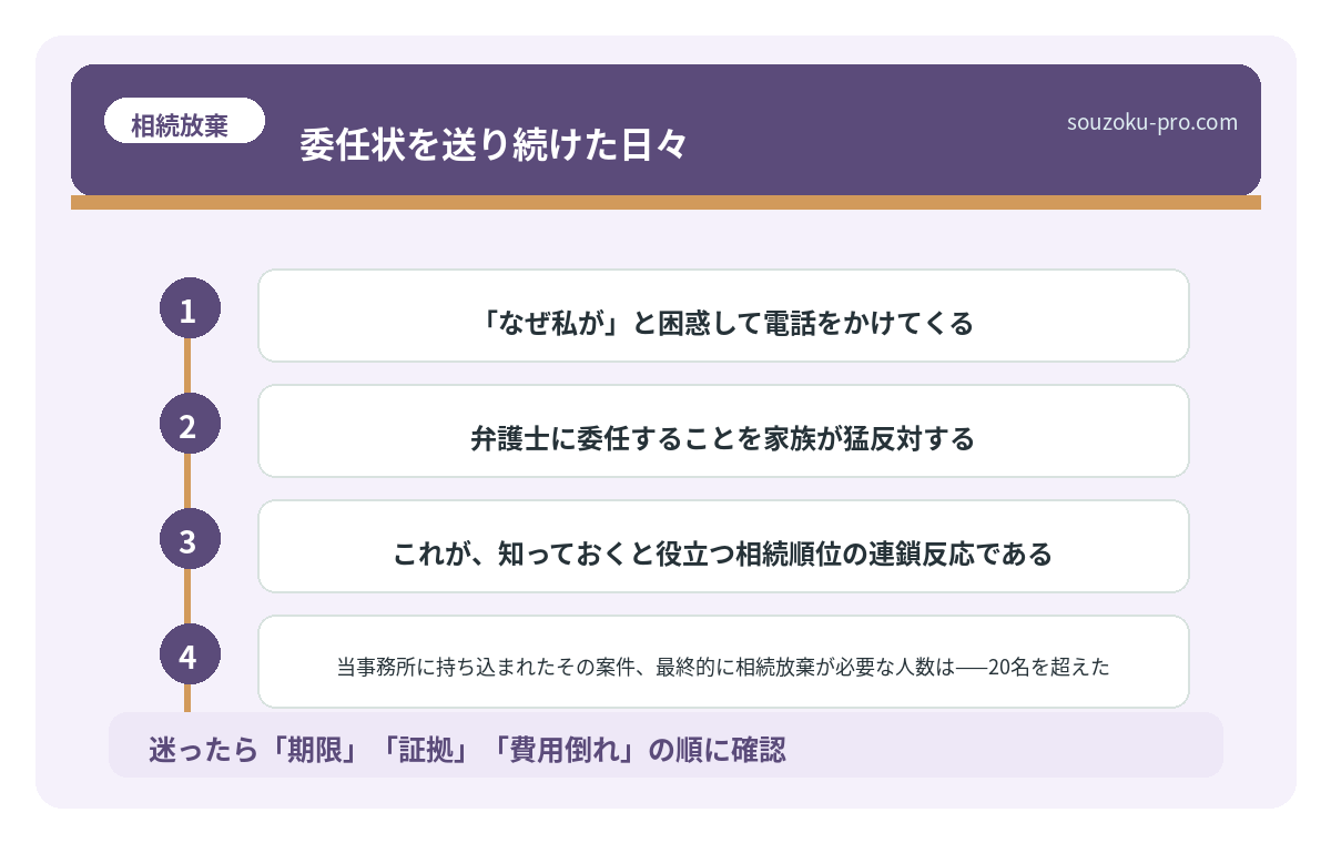 委任状を送り続けた日々