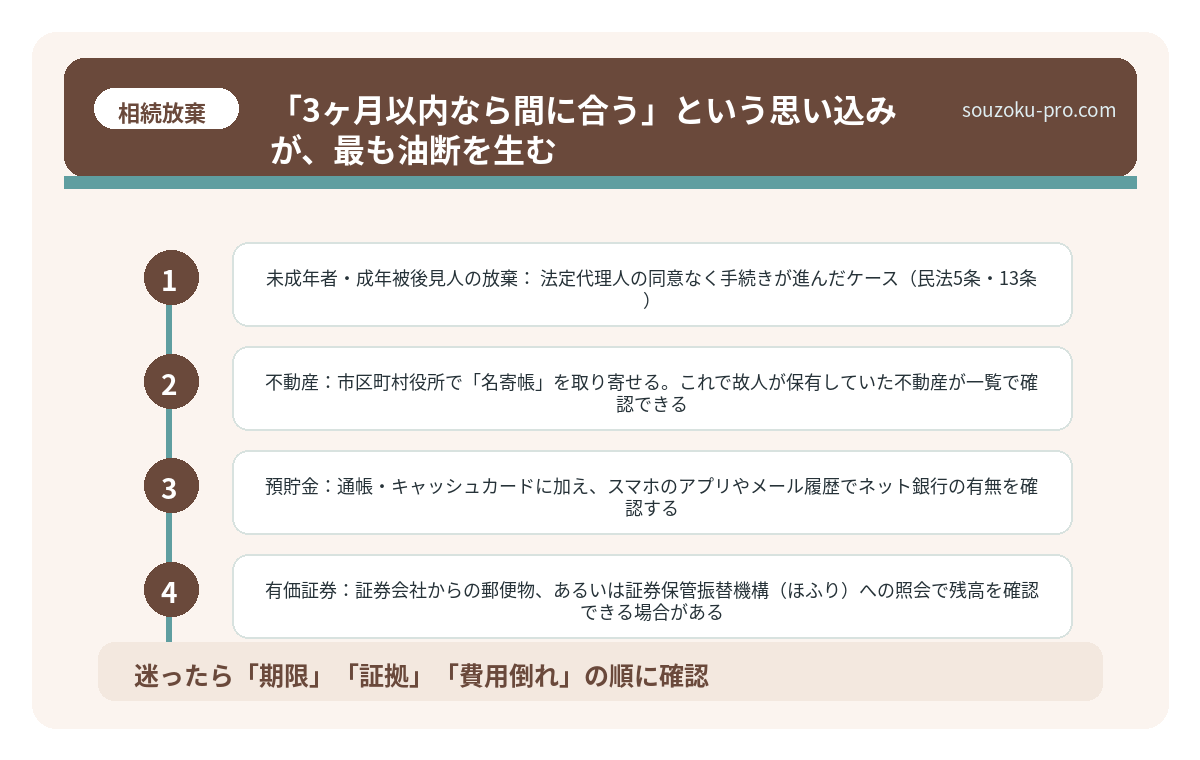 「3ヶ月以内なら間に合う」という思い込みが、最も油断を生む