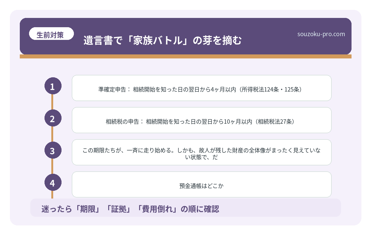 遺言書で「家族バトル」の芽を摘む