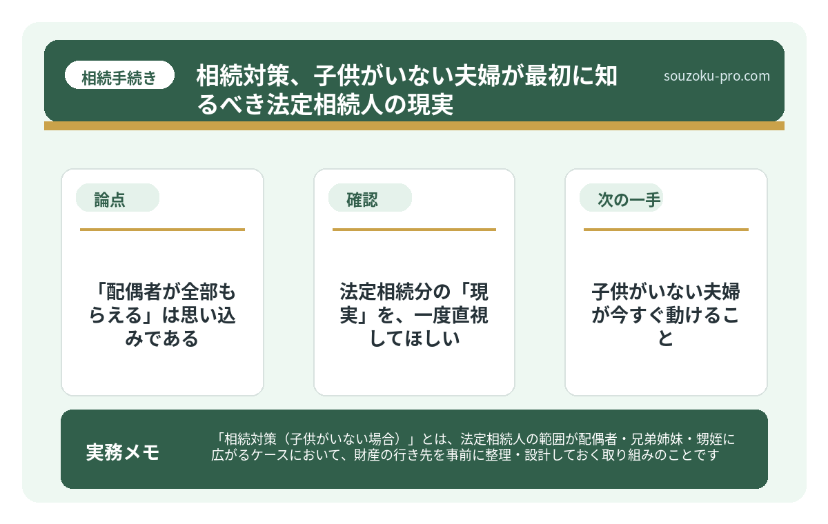 法定相続分の「現実」を、一度直視してほしい