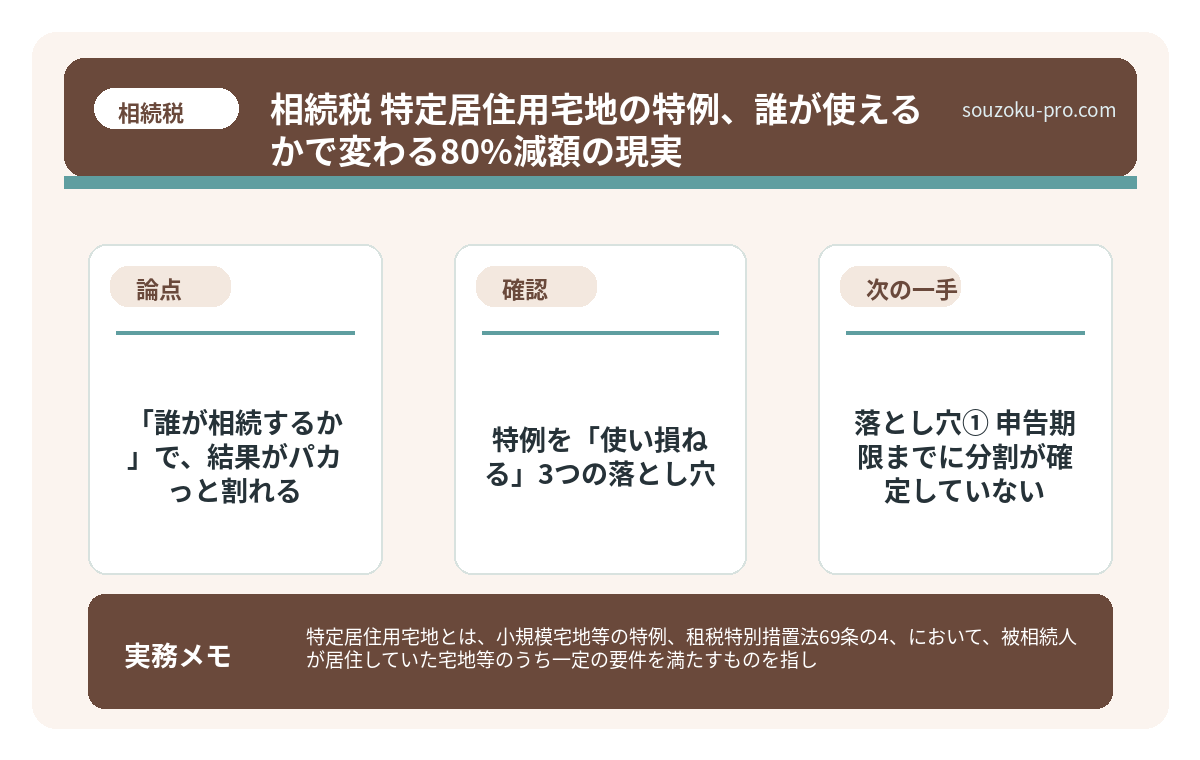 「誰が相続するか」で、結果がパカっと割れる